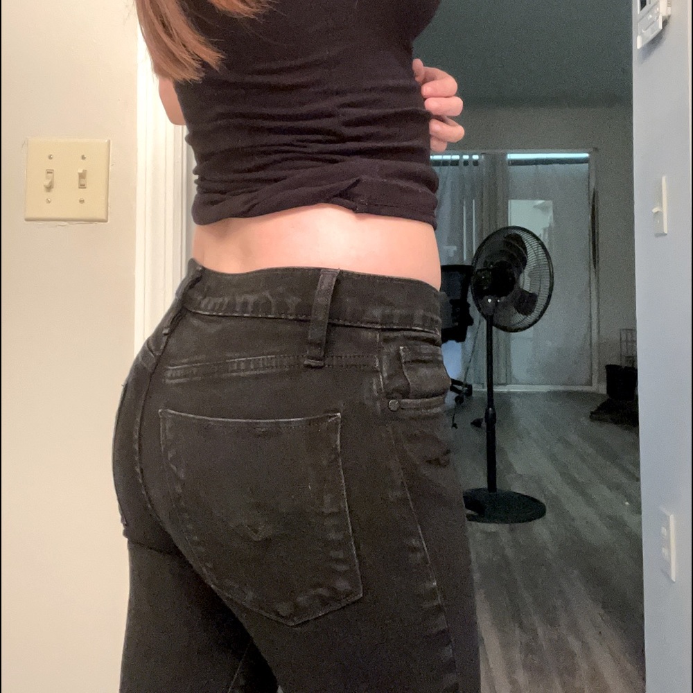 Hudson Nico Super Skinny Black Jeans | sz 26